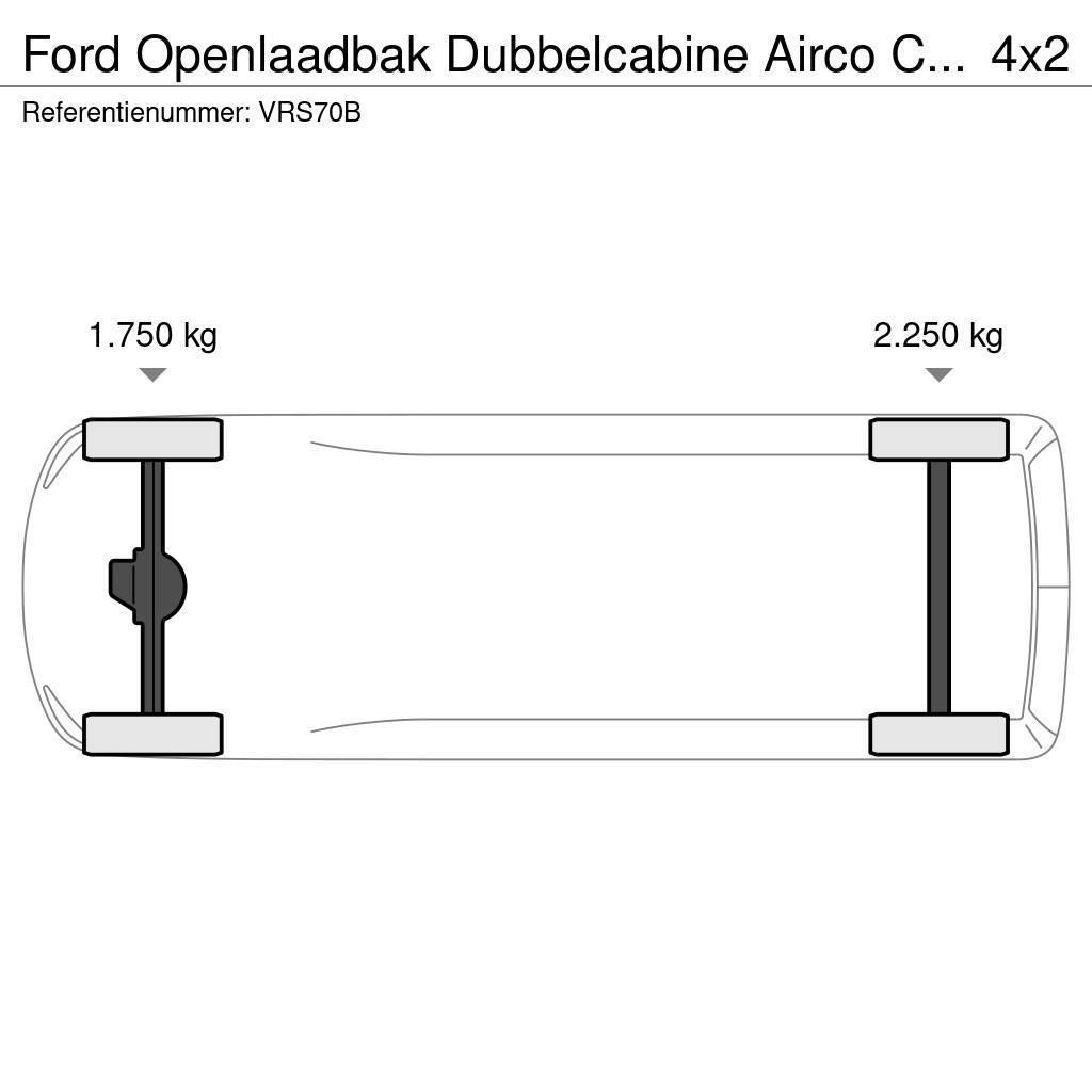 Ford Openlaadbak Dubbelcabine Airco Cruisecontrol Nieuw Vieglais kravas automobilis/izkraušana no sāniem