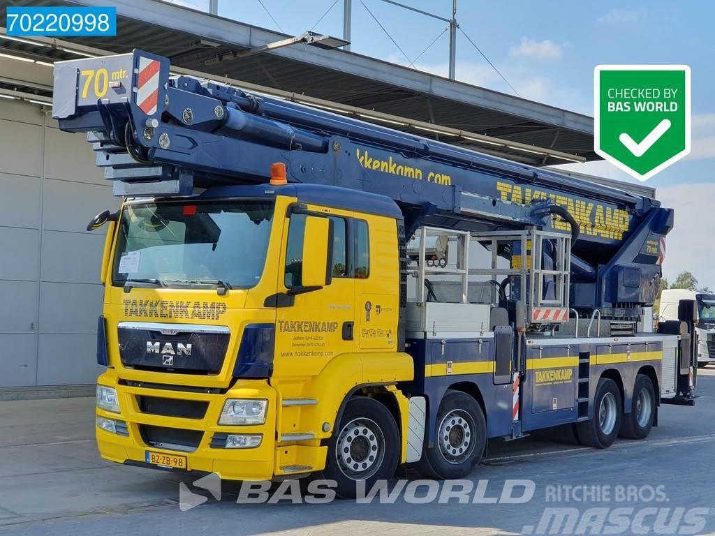 MAN TGS 35.440 8X4 NL-Truck Manual 70mtr Bronto Skylif Pacēlāji uz automašīnas bāzes