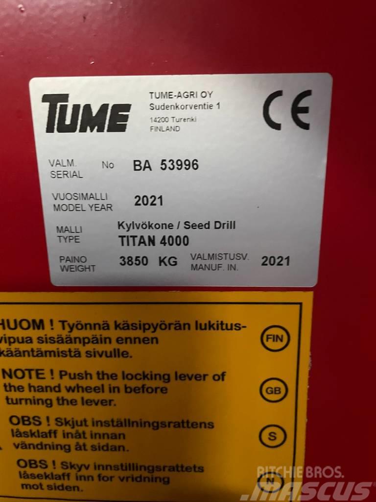 Tume Titan 4000 Kombinētās sējmašīnas