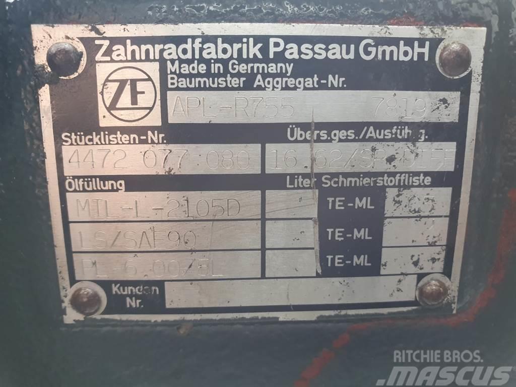 ZF APL-R755 - Ahlmann AZ 14 - Axle Asis