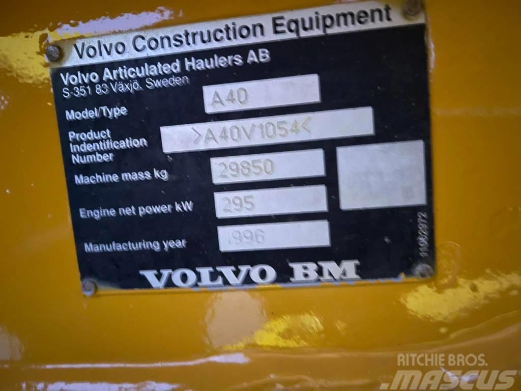 Volvo A40C Artikulētie pašizgāzēji