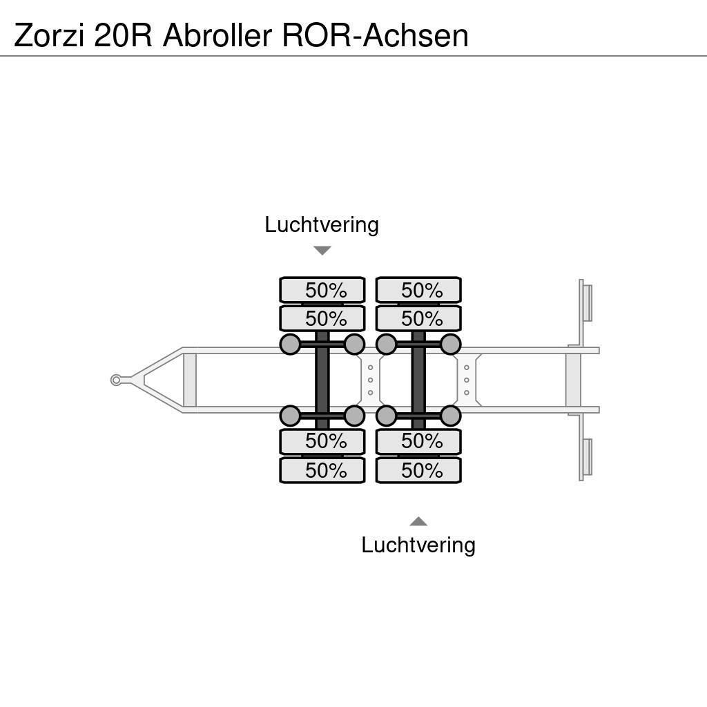 Zorzi 20R Abroller ROR-Achsen Konteineršasija