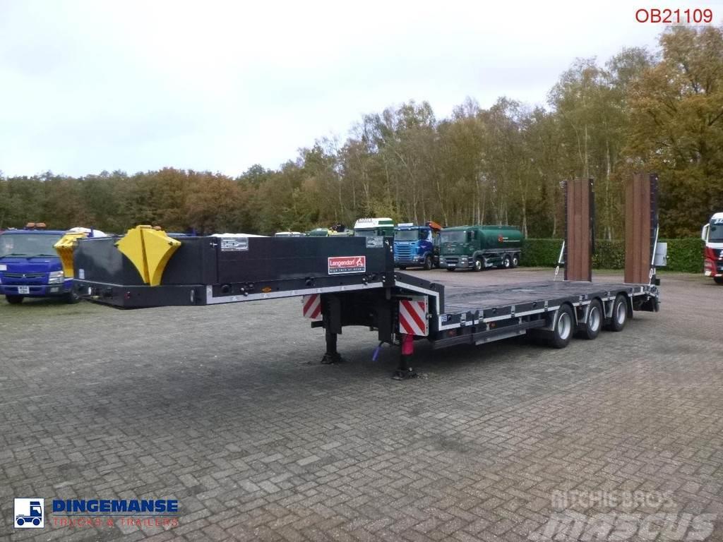 Langendorf 3-axle semi-lowbed trailer 48T ext. 13.5 m + ramps Zemie treileri