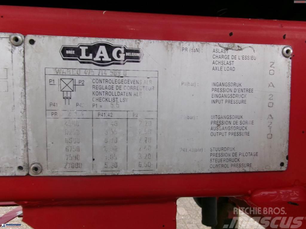 LAG Bitumen tank inox 31.9 m3 / 1 comp Autocisternas