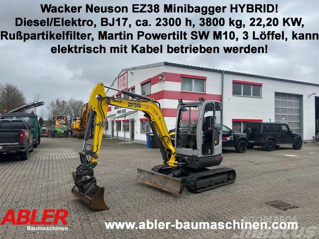 Wacker Neuson EZ 38 Hybrid! Minibagger diesel/Strom Powertilt Mini ekskavatori < 7 t
