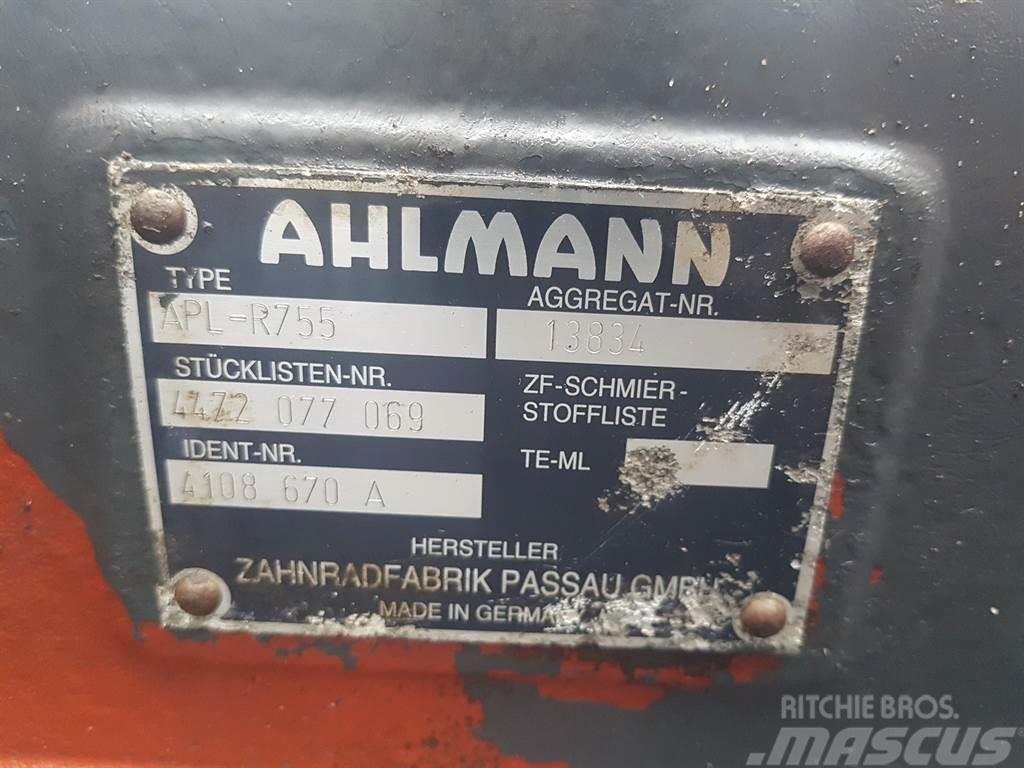 Ahlmann AZ14-ZF APL-R755-4472077069/4108670A-Axle/Achse/As Asis
