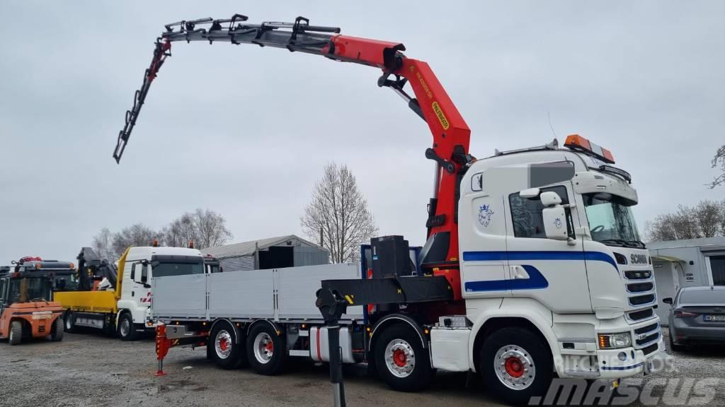Scania R490 + PALFINGER 42002+JIB /EURO 6/ Smagās mašīnas ar celtni