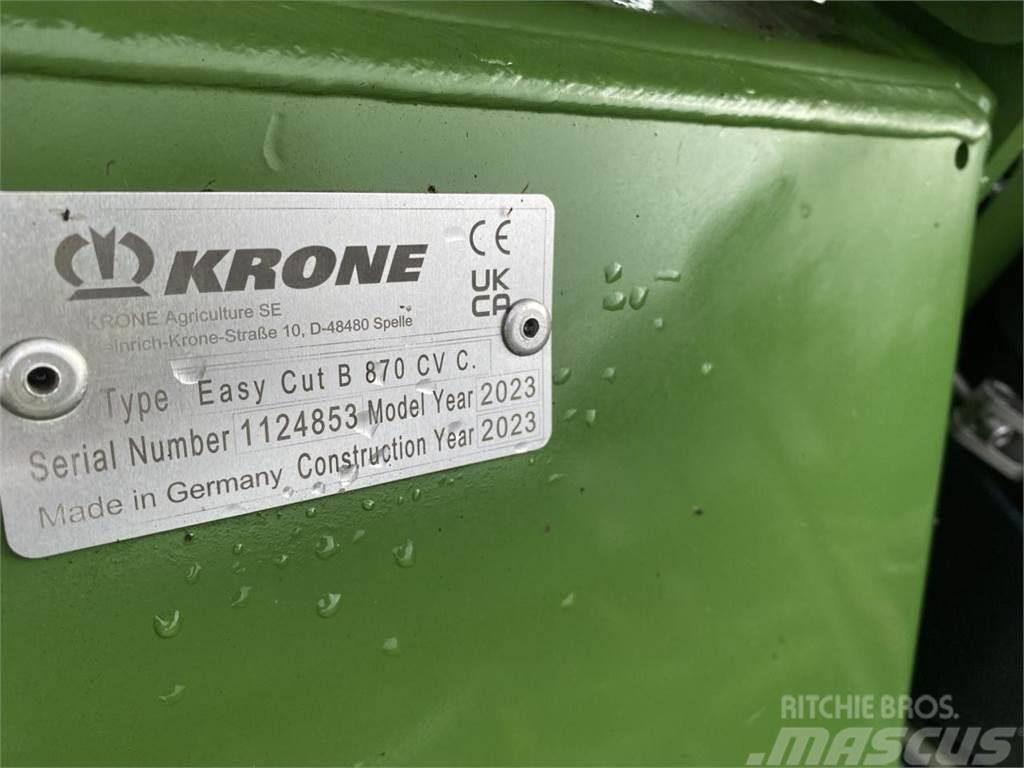 Krone EC B 870 CV Collect Pļaujmašīnas