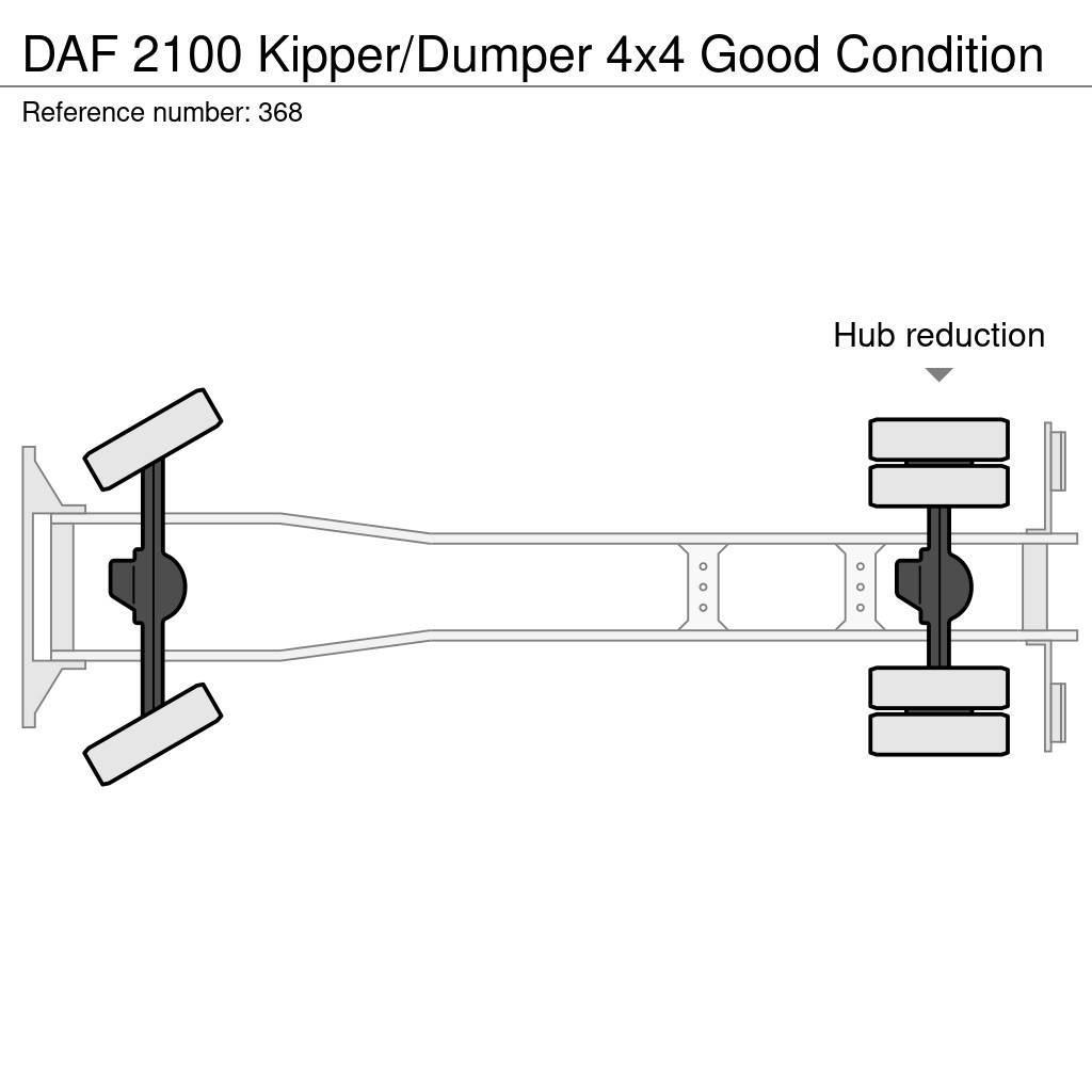 DAF 2100 Kipper/Dumper 4x4 Good Condition Pašizgāzējs