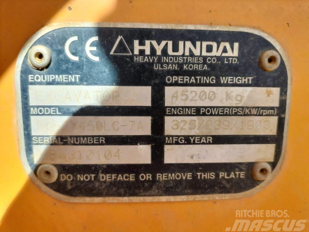 Hyundai Robex 450 LC-7 A Ekskavatori-iekrāvēji