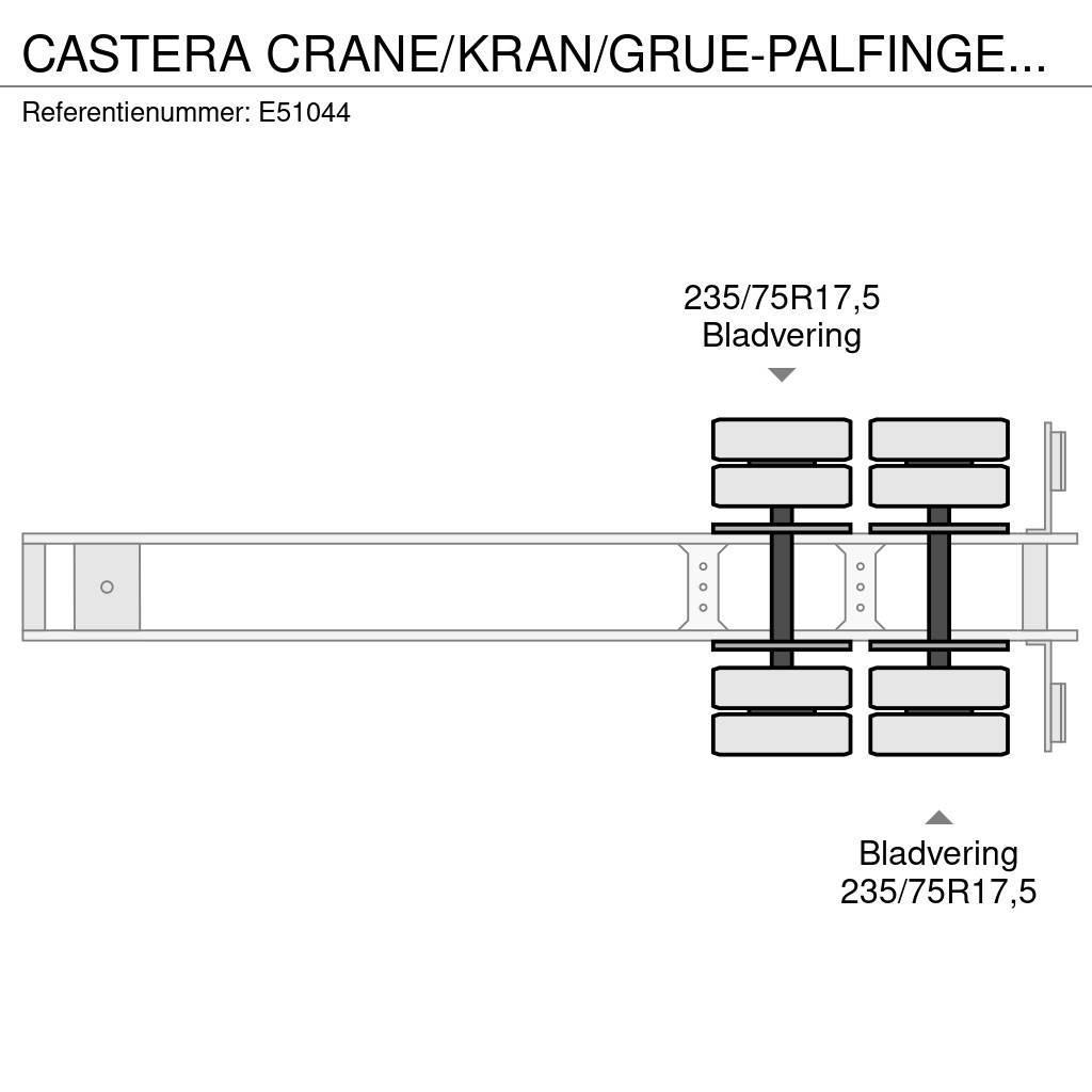 Castera CRANE/KRAN/GRUE-PALFINGER 22002 (2xHydr.) Zemie treileri