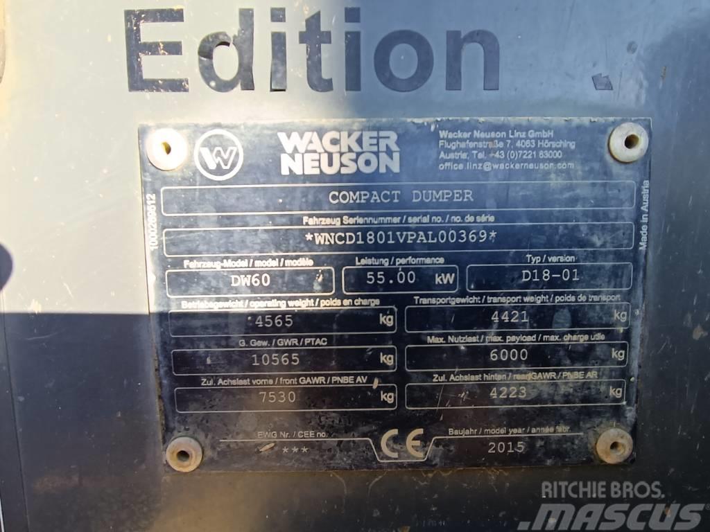 Wacker Neuson DW 60 Mini pašizgāzēji