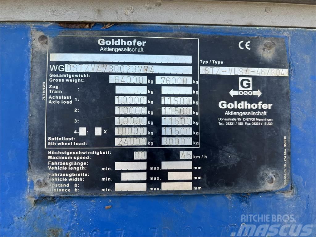 Goldhofer STZ-VLS 4-46/80 A Zemie treileri