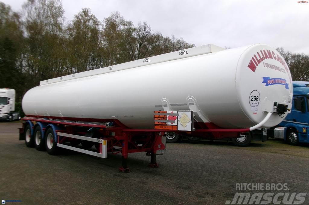 LAG Fuel tank alu 44.4 m3 / 6 comp + pump Autocisternas