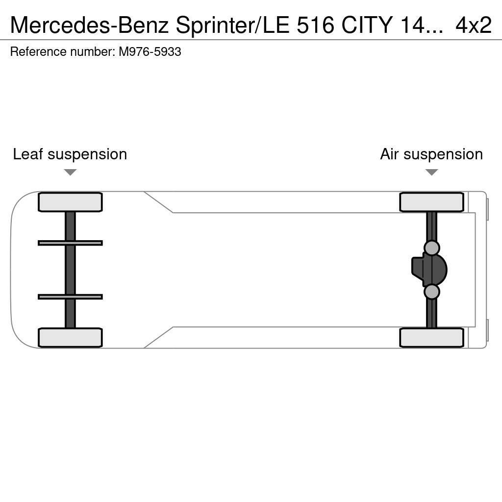 Mercedes-Benz Sprinter/LE 516 CITY 14 PCS AVAILABLE / PASSANGERS Pilsētas autobusi