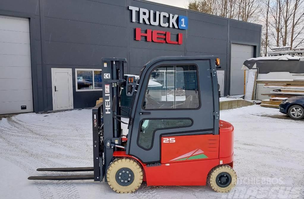 Heli 2,5 tonns el. truck - 4,7 m løftehøyde (PÅ LAGER) Elektriskie iekrāvēji