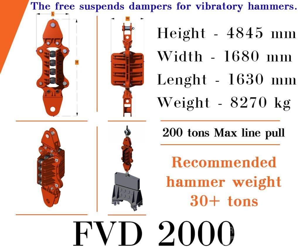  Finaros FVD 2000 Hidrauliskie pāļu āmuri