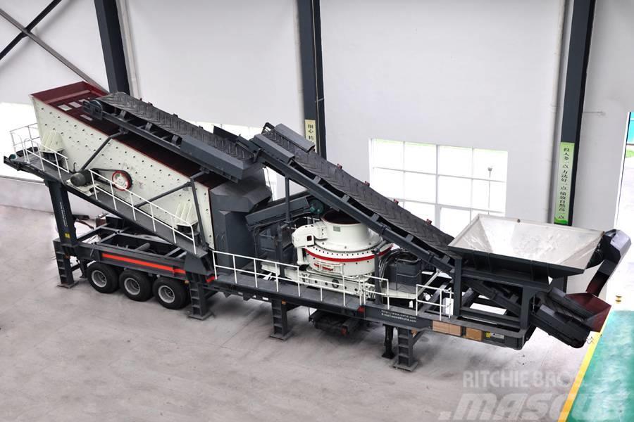 Liming 250tph VSI shaping and screening plant for sand Rūpnīcas