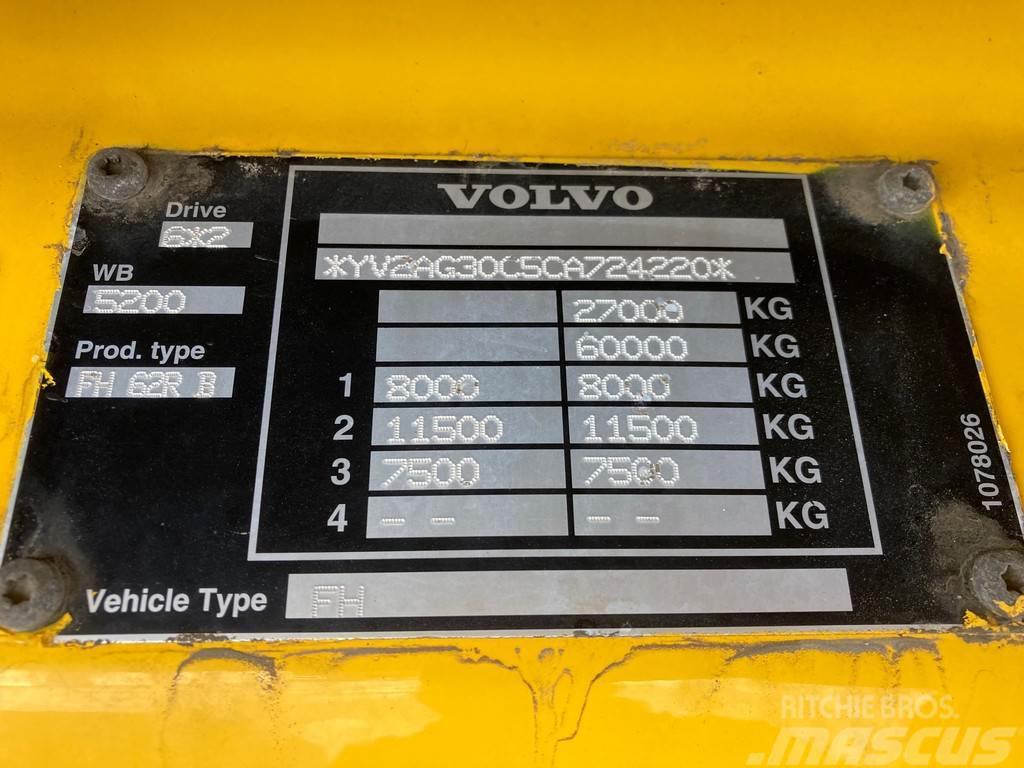 Volvo FH500 8X2*6 + CRANE HIAB + LIFT HIAB + VEB + FULL Treileri ar āķi