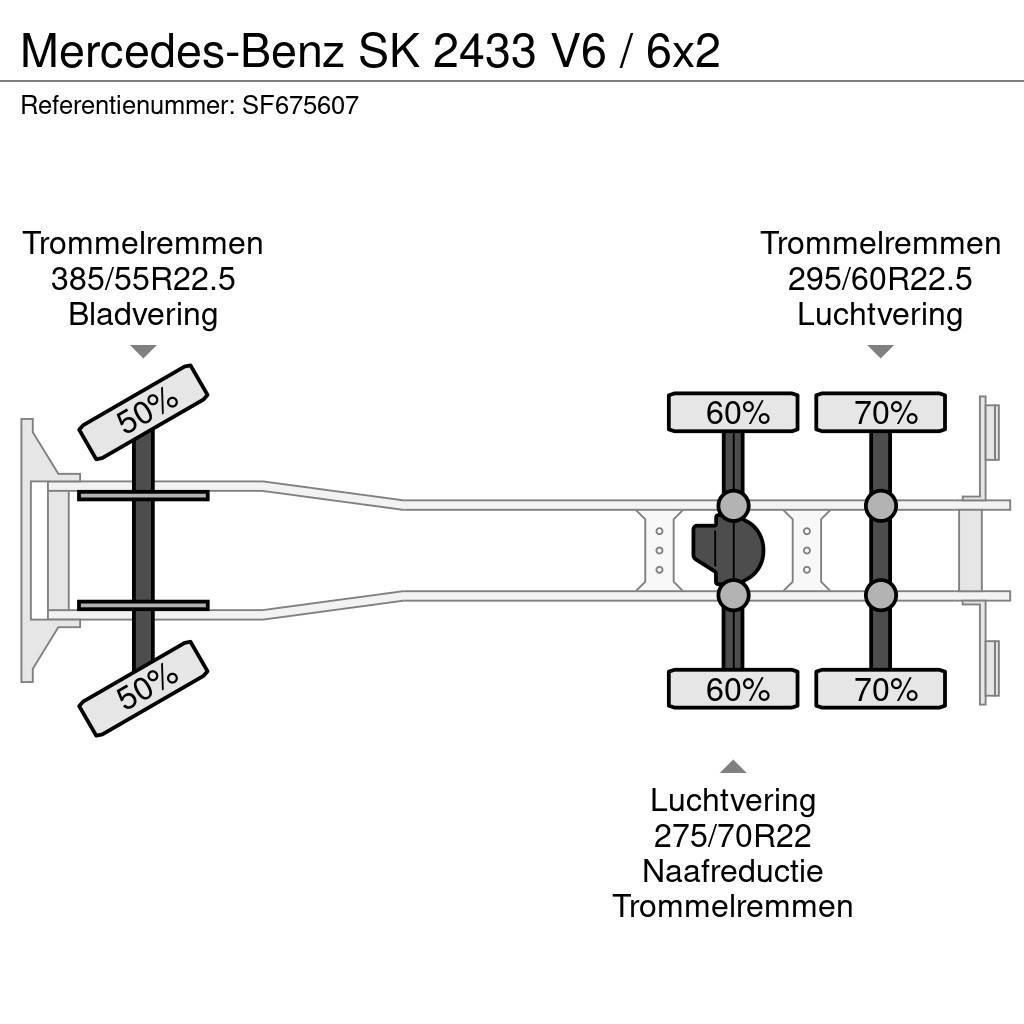 Mercedes-Benz SK 2433 V6 / 6x2 Furgons