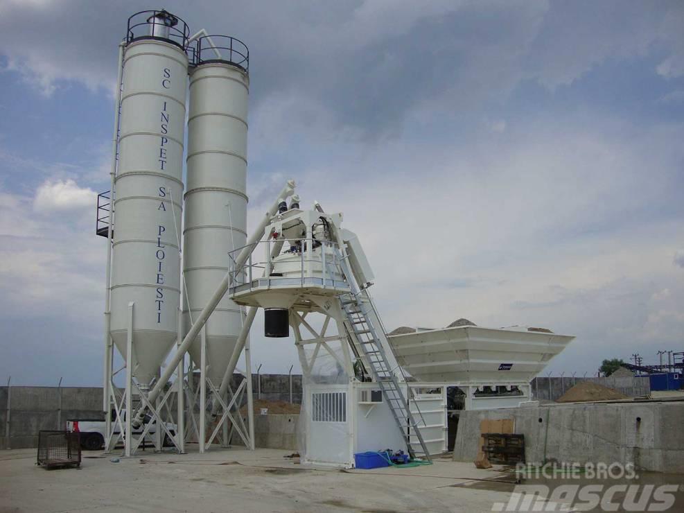 Frumecar EMA - mobiele betoncentrale 30 - 100 m³/uur Betona krātuves