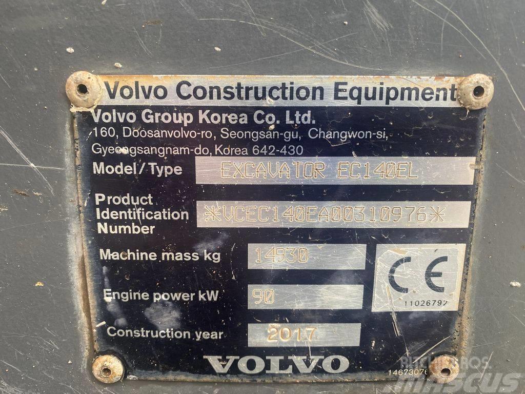 Volvo EC 140 EL Kāpurķēžu ekskavatori
