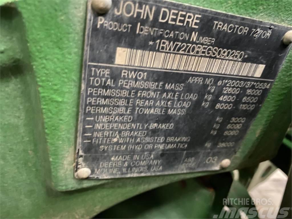 John Deere 7270R Traktori
