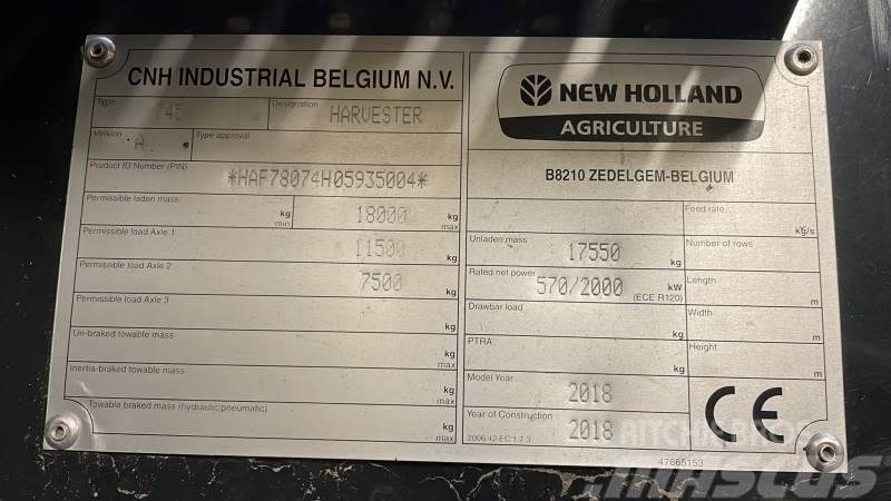 New Holland FR780 T4B Lopbarības novācēji