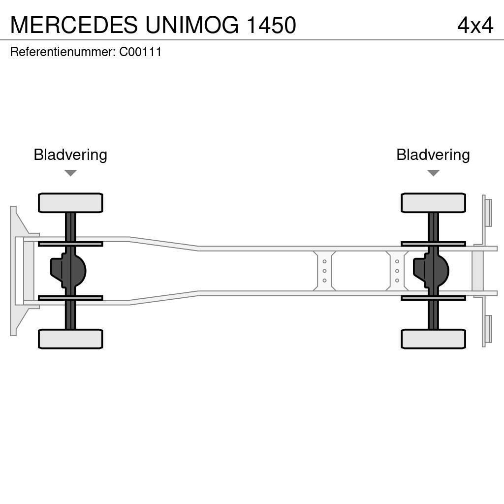 Mercedes-Benz UNIMOG 1450 Pašizgāzējs