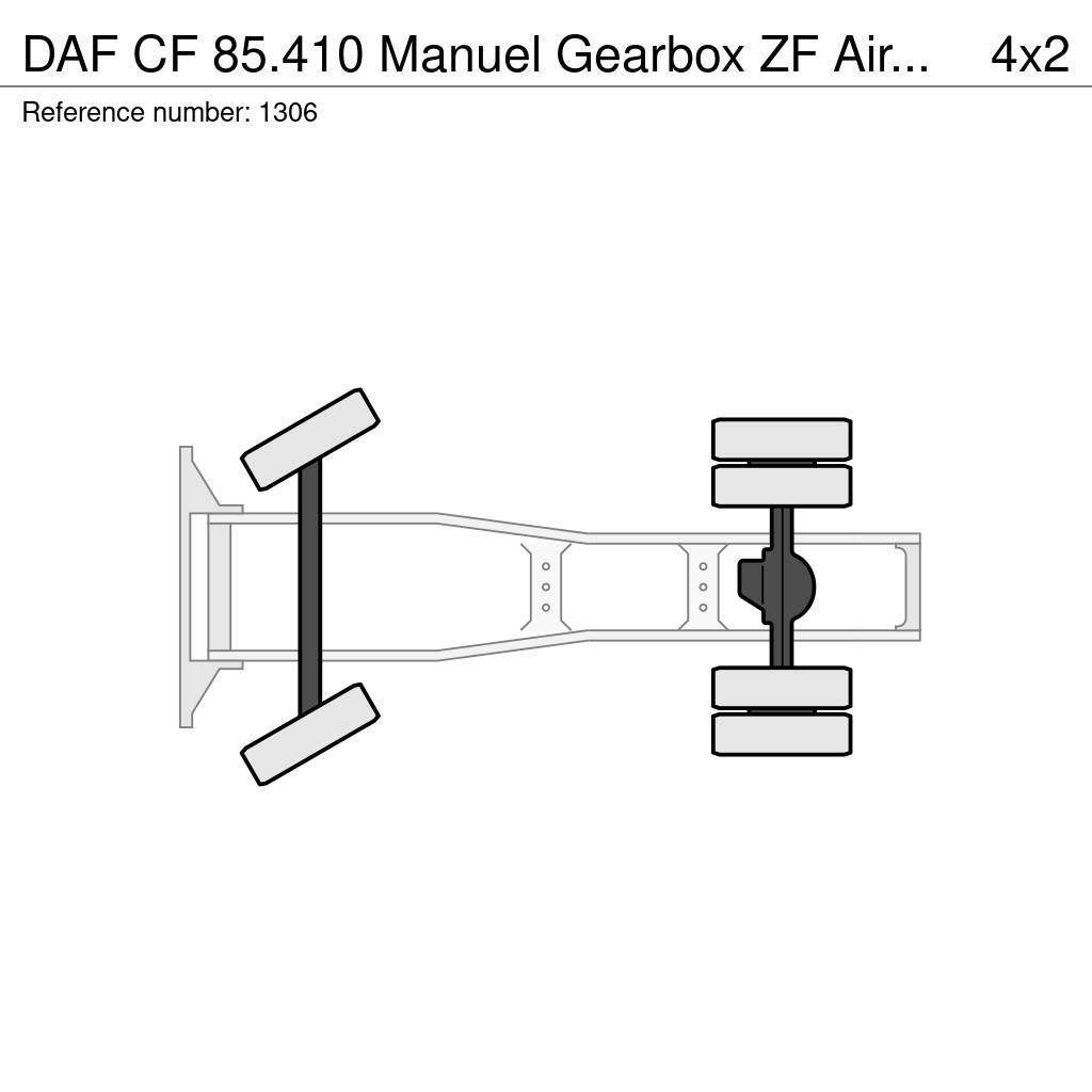 DAF CF 85.410 Manuel Gearbox ZF Airconditioning SpaceC Vilcēji