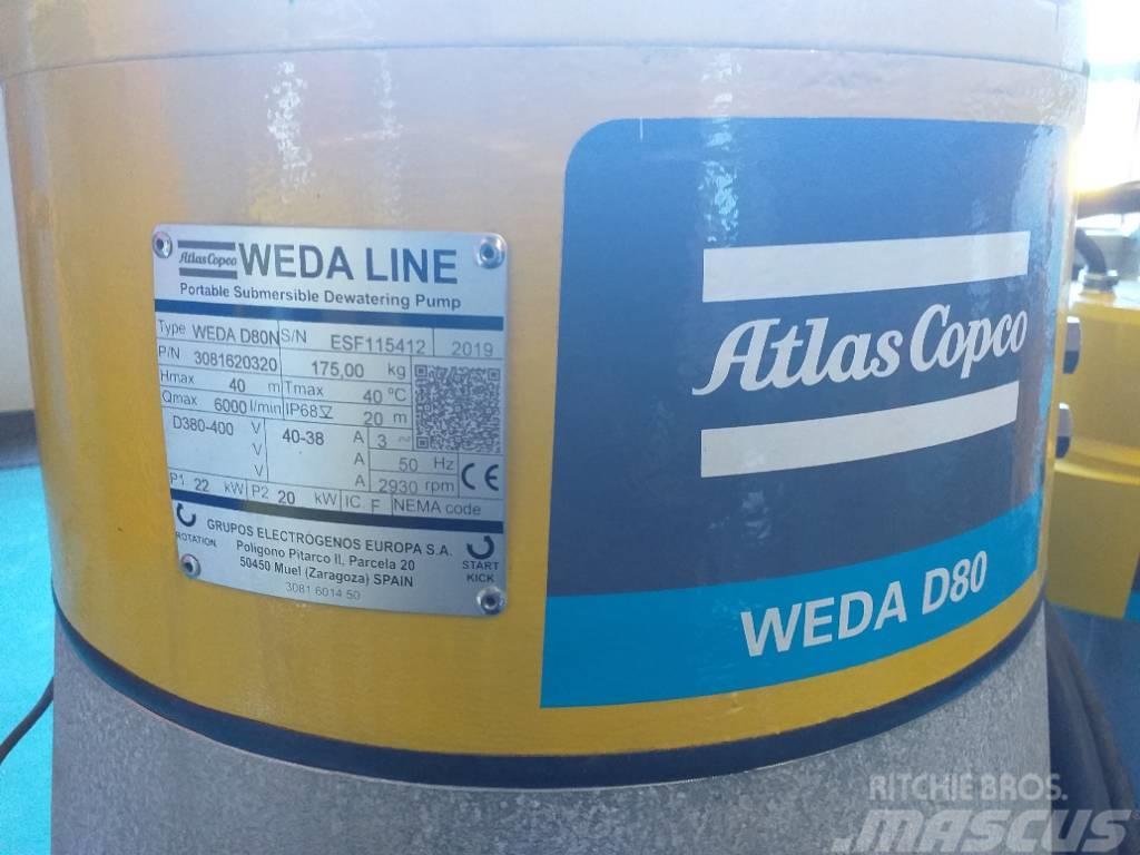 Atlas Copco WEDA D80N Ūdens sūkņi