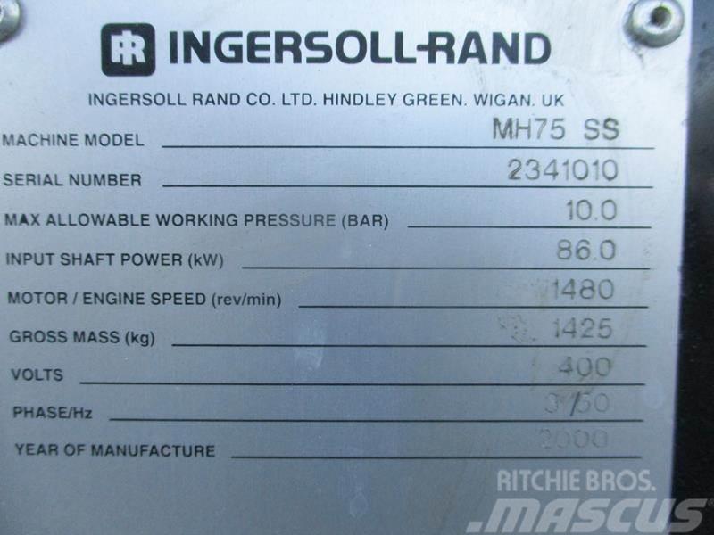 Ingersoll Rand MH 75 SS Kompresori