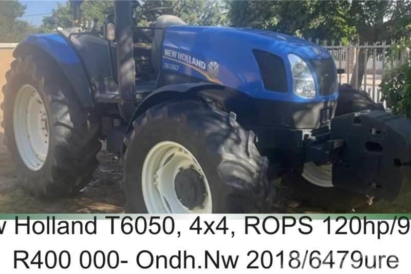 New Holland T6050 - ROPS - 120hp / 93kw Traktori