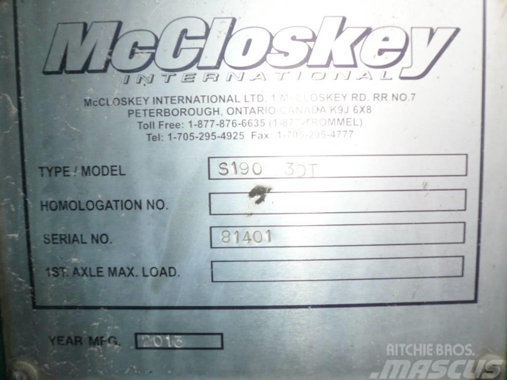 McCloskey S190 3D Mobilie sieti