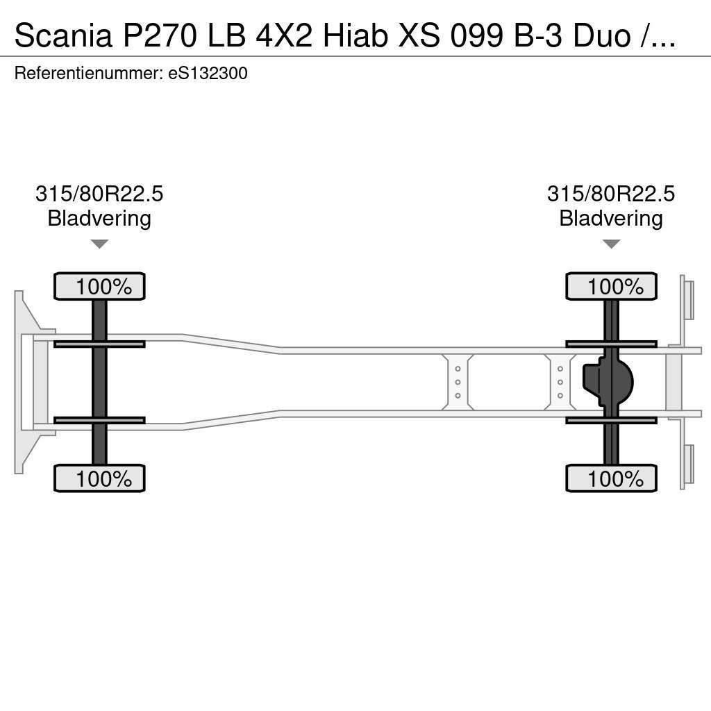 Scania P270 LB 4X2 Hiab XS 099 B-3 Duo / NEW/UNUSED Visurgājēji celtņi