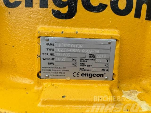 Engcon EC233-QS80-QS80-10, good condition Rotējošas ierīces