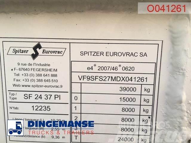 Spitzer Powder tank alu 37 m3 / 1 comp Autocisternas