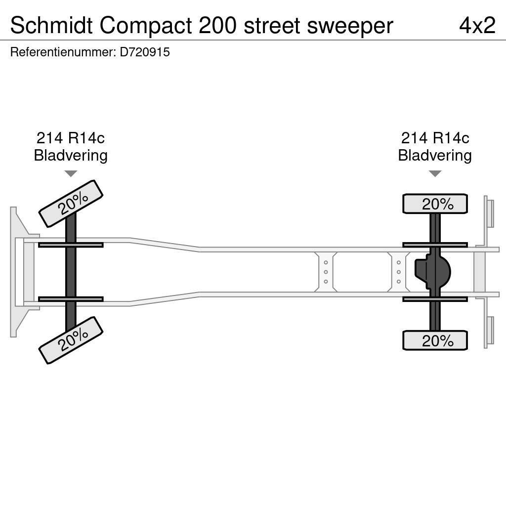 Schmidt Compact 200 street sweeper Kombinētās vakumsūkņa mašīnas