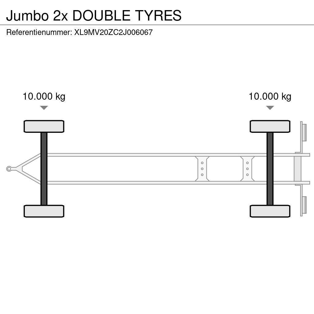 Jumbo 2x DOUBLE TYRES Tents