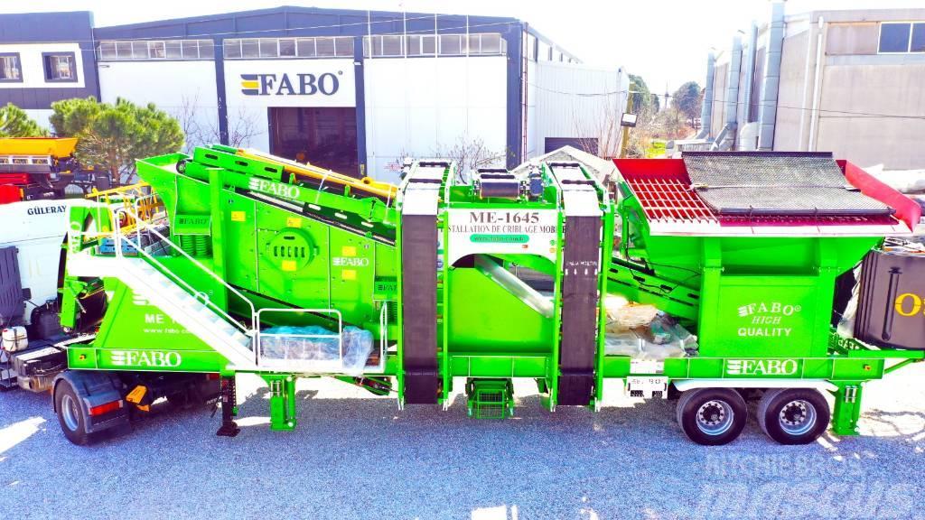 Fabo ME 1645 SERIES MOBILE SAND SCREENING PLANT Mobilie sieti