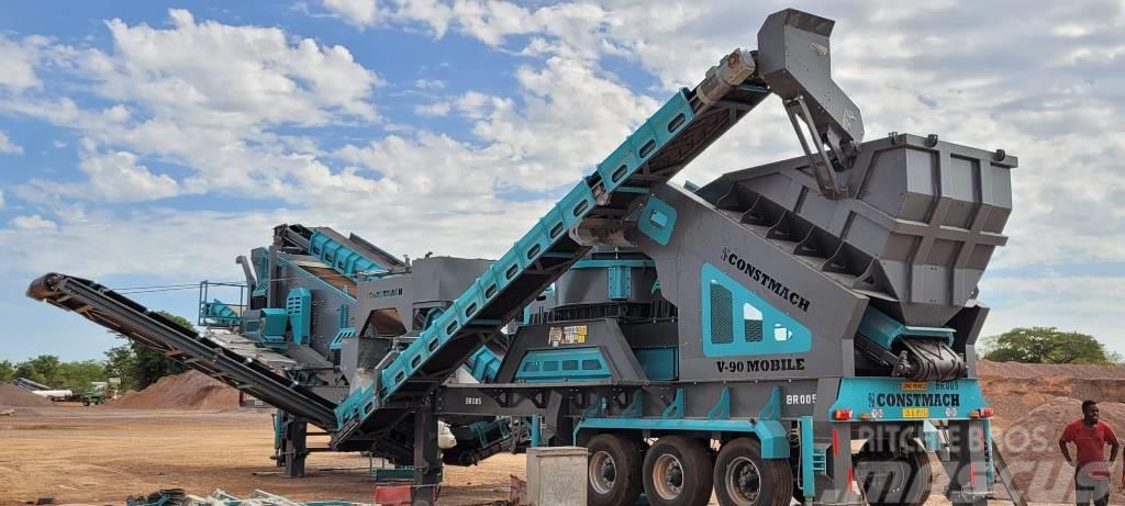 Constmach Mobile Sand Making Plant | Impact Crusher Rūpnīcas