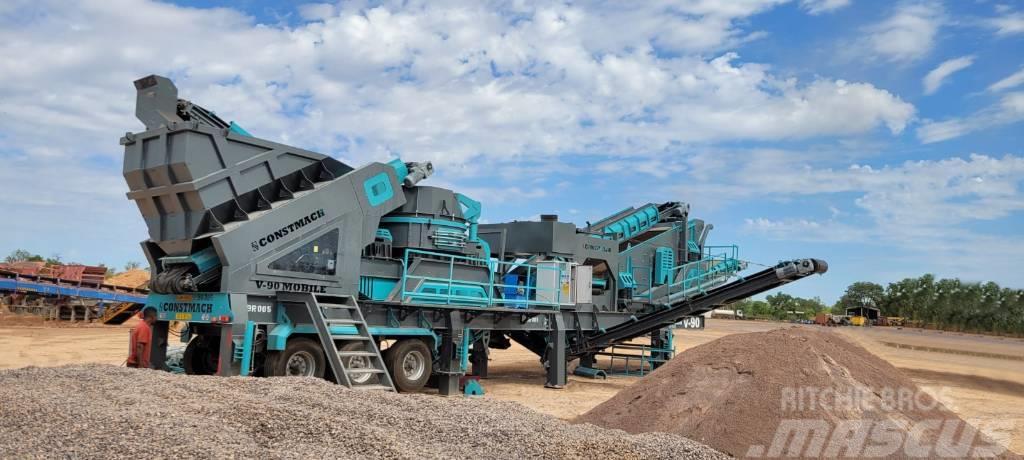 Constmach Mobile Sand Making Plant | Impact Crusher Rūpnīcas