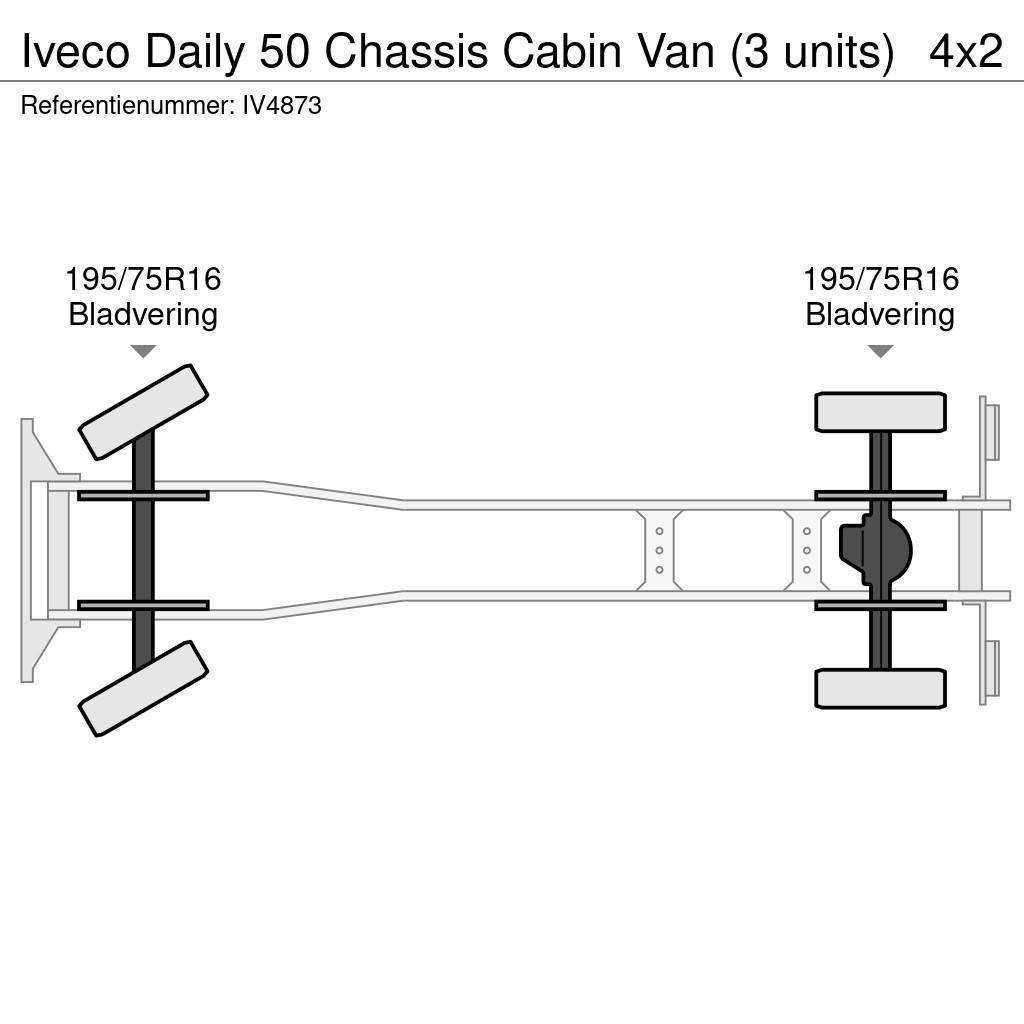 Iveco Daily 50 Chassis Cabin Van (3 units) Šasija ar kabīni