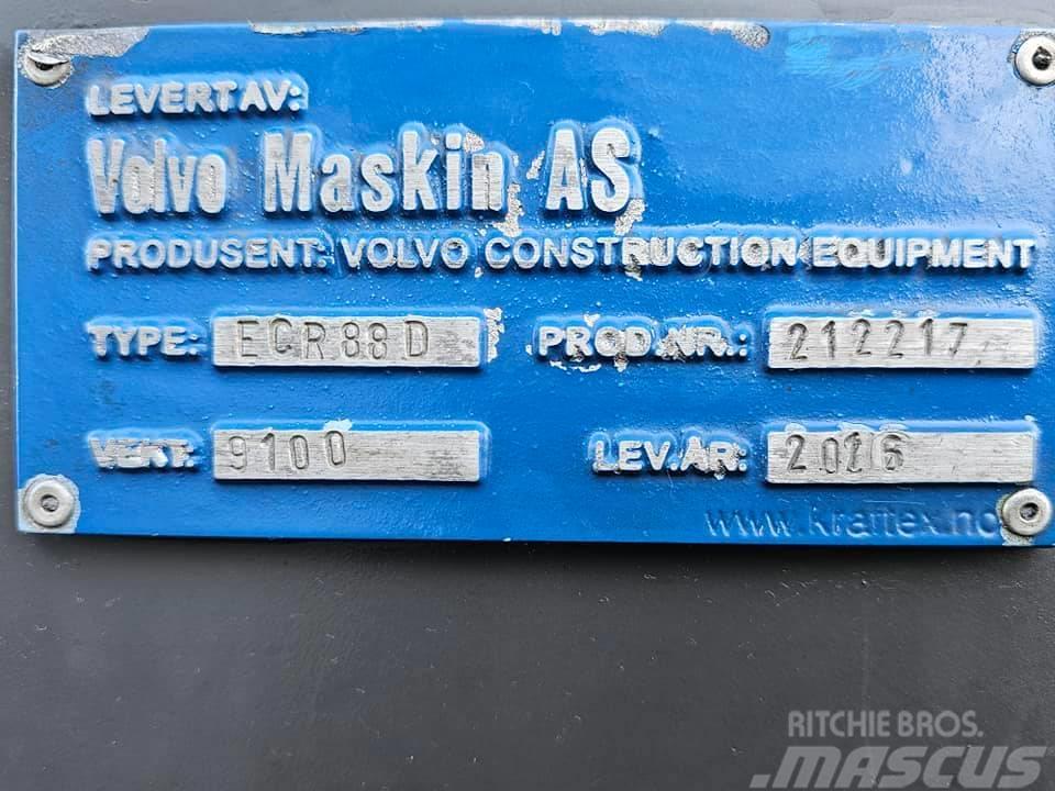 Volvo ECR 88 D Mini ekskavatori < 7 t