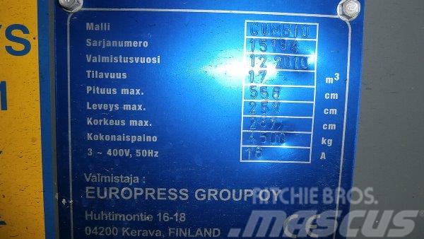 Europress Combio 17m3 Lumikko kylmäkone biojätteel Atkritumu kompresori