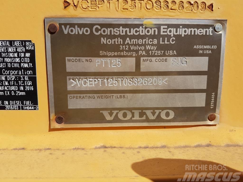 Volvo PT125 Pneimatiskie veltņi