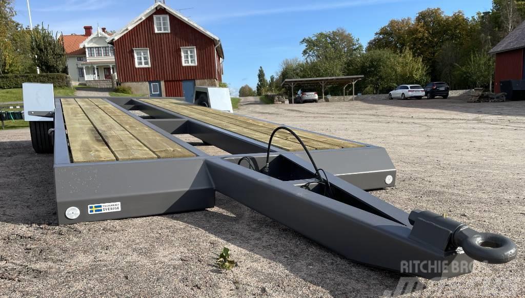  VM-Kärra Skogsmaskintrailer 7 ton Svensktillverkad Citas piekabes