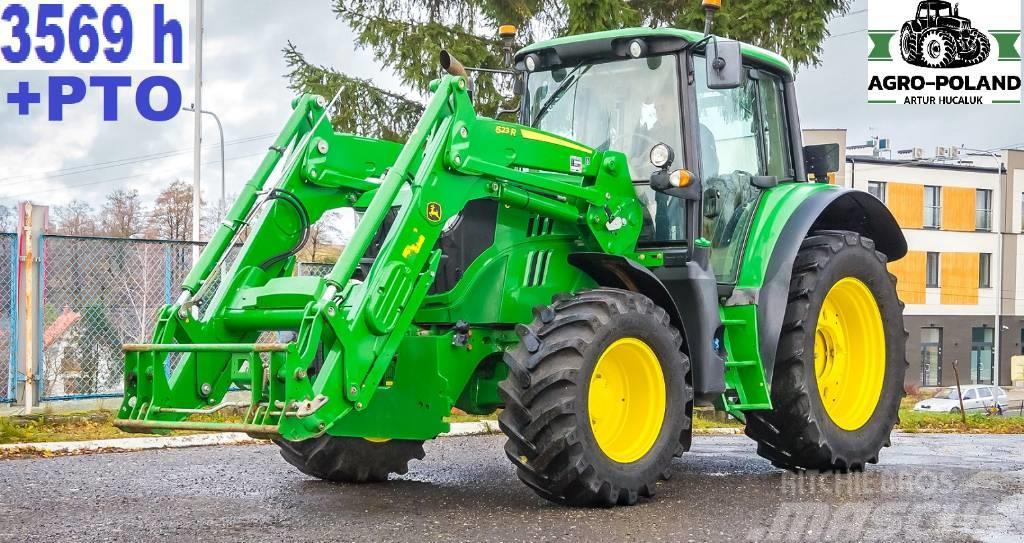 John Deere 6110 M POWERQUAD - 3569 h - 2016 ROK + ŁADOWACZ Traktori