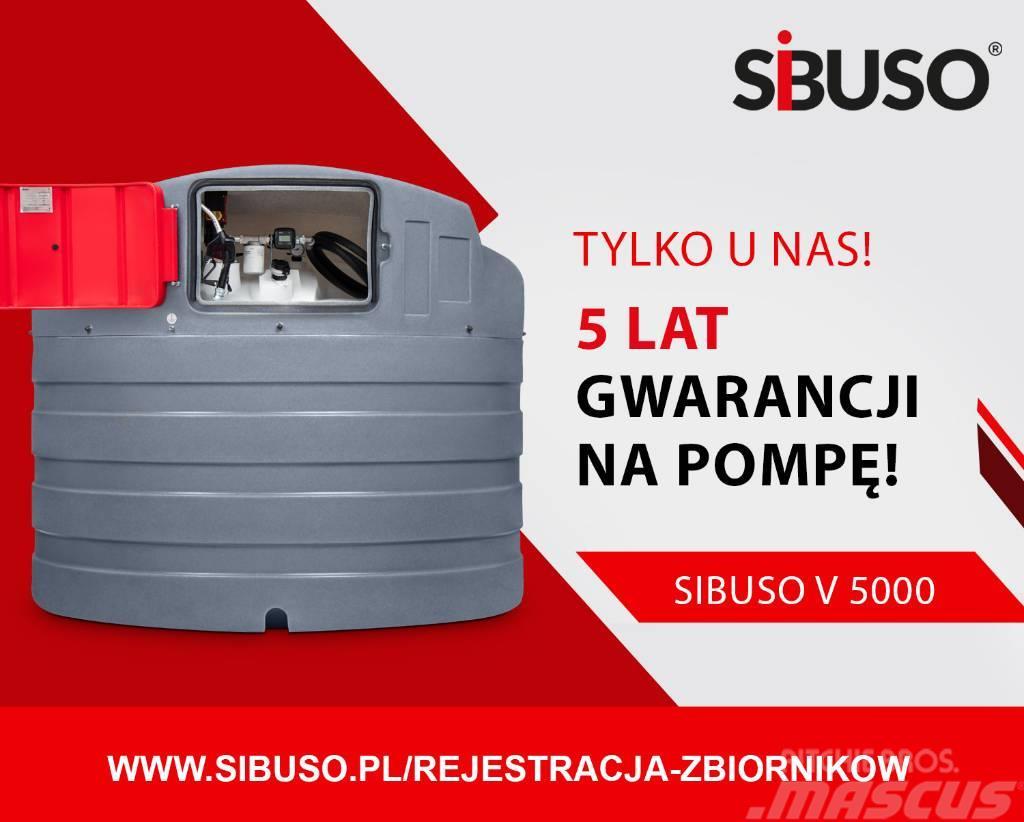 Sibuso 5000L zbiornik dwupłaszczowy Diesel Komunālās mašīnas