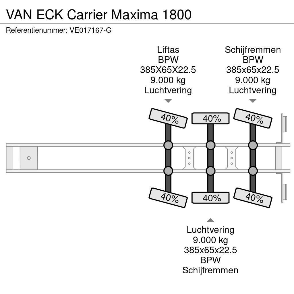 Van Eck Carrier Maxima 1800 Piekabes ar temperatūras kontroli